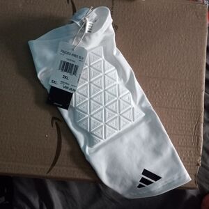 Adidas White Padded Knee Sleeve